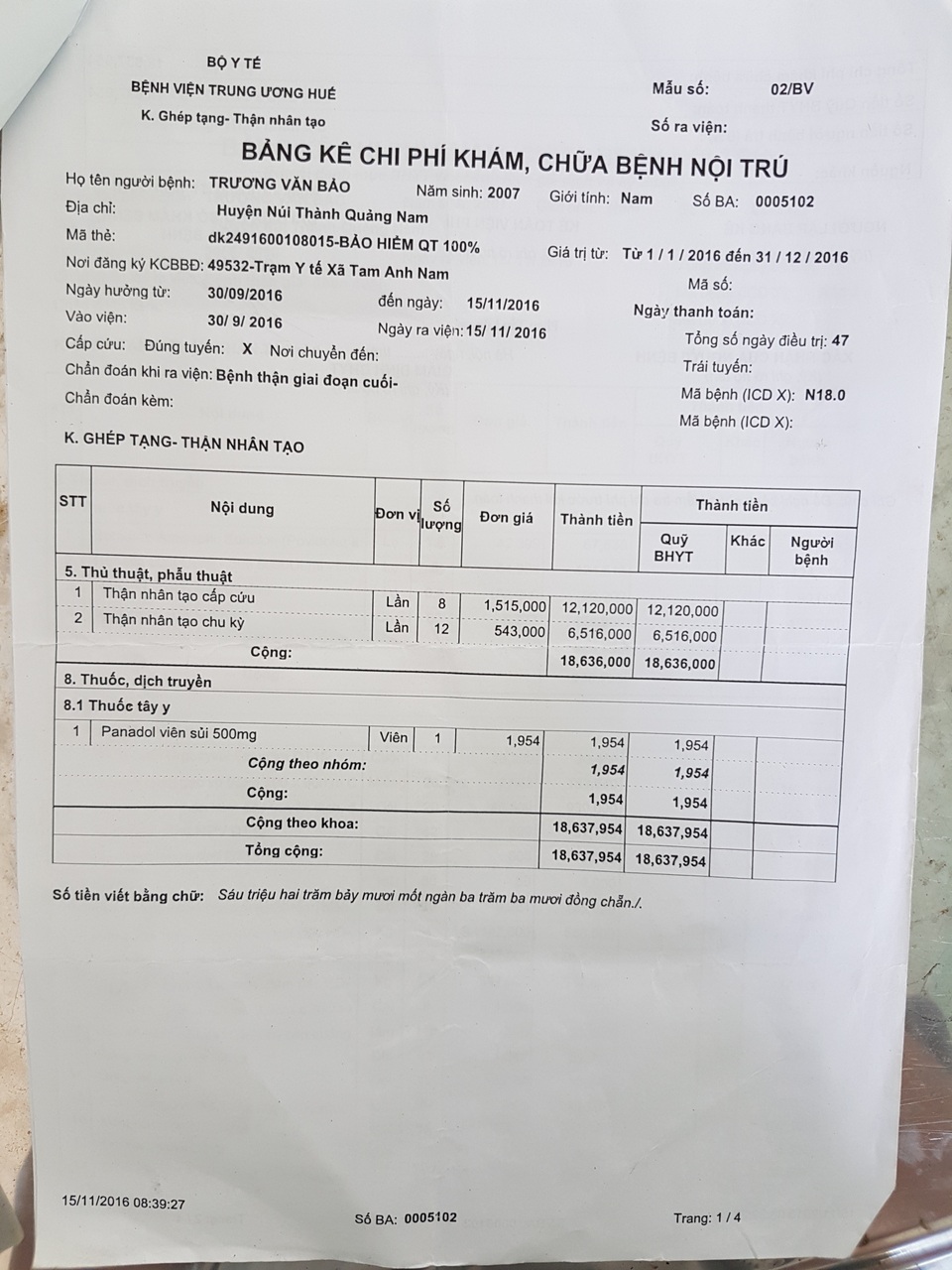 Thương bé 10 tuổi nguy kịch vì suy thận mãn giai đoạn cuối - 4