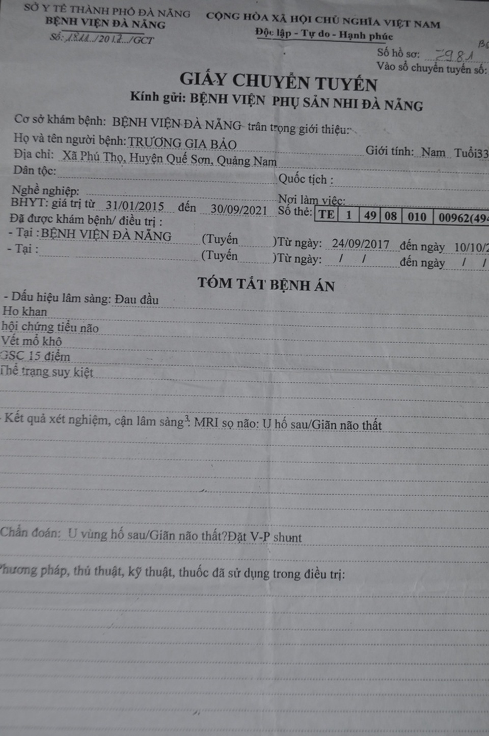 Đau xót hoàn cảnh của cháu bé 3 tuổi mắc bệnh u lao màng não - 5 Đau xót hoàn cảnh của cháu bé 3 tuổi mắc bệnh u lao màng não - 5