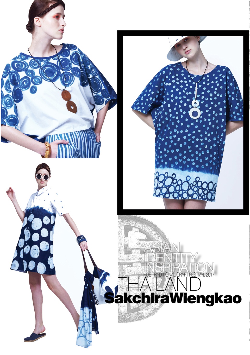 BST của NTM Sakchira với 28 năm kinh nghiệm trong ngành dệt và thời trang, được Học viện Kỹ thuật Ladkrabang (do vua Mongkut sáng lập) mời làm giảng viên đặc biệt của khoa thiết kế dệt