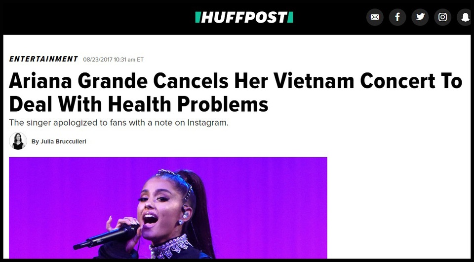 Truyền thông và công chúng Mỹ lo lắng cho Ariana Grande - 3 Truyền thông và công chúng Mỹ lo lắng cho Ariana Grande - 3