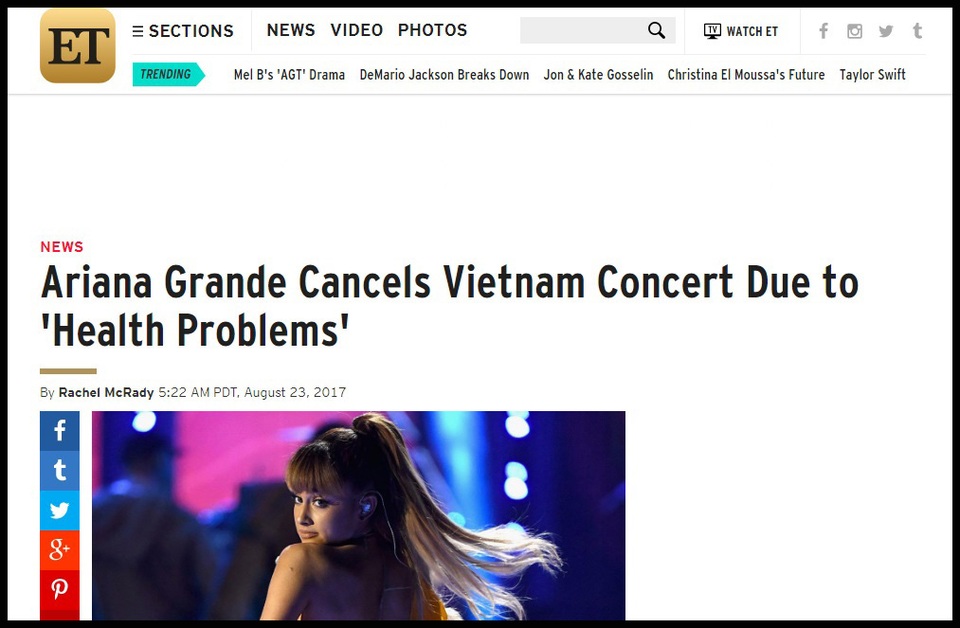 Truyền thông và công chúng Mỹ lo lắng cho Ariana Grande - 4 Truyền thông và công chúng Mỹ lo lắng cho Ariana Grande - 4