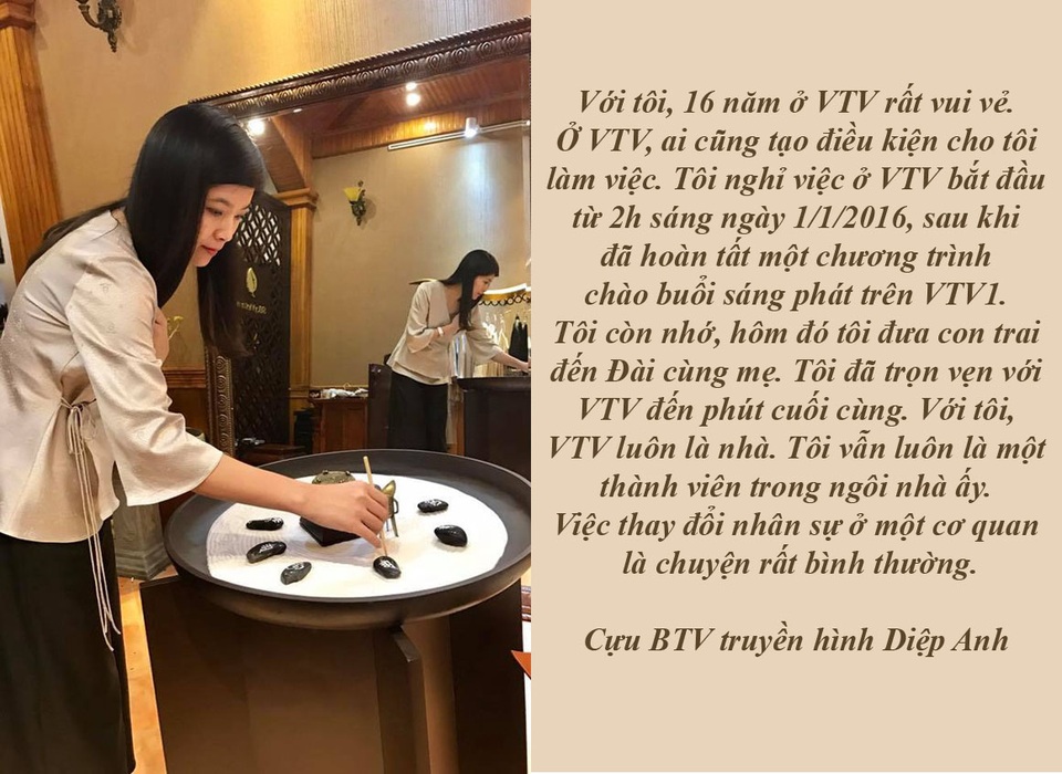 Nóng chuyện cho phép chiếu phim 18+ ngoài rạp - 6 Diệp Anh trải lòng cuộc sống sau một năm rời vị trí Biên tập viên - Sau một năm rời khỏi VTV, Diệp Anh dành nhiều thời gian hơn cho gia đình để bù đắp những tháng ngày chị bận rộn với công việc của một BTV. Ngoài ra, chị đang khởi đầu công việc kinh doanh lụa tơ tằm mà chị yêu thích.