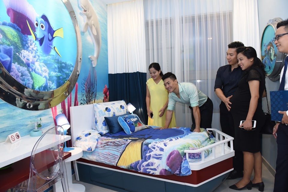 Sự quan tâm hàng đầu của các bà mẹ trẻ luôn là những không gian tương tác an toàn và thuận tiện cho các thiên thần nhí.