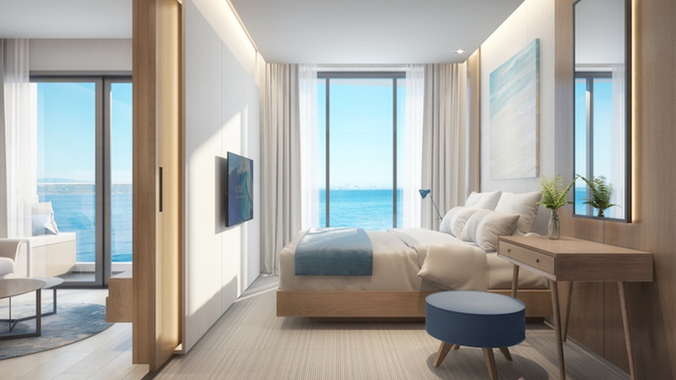 Condotel kiến trúc sóng biển độc đáo hút nhà đầu tư - 6 Căn hộ nhỏ xinh 1 phòng ngủ mang trên mình kiến trúc tinh tế, đáp ứng hoàn hảo mọi công năng sử dụng.