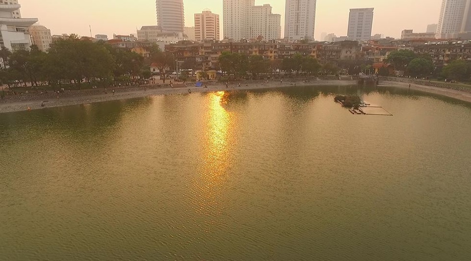 Toàn cảnh hồ Thành Công trước đề xuất cho lấp để xây nhà - 6 Toàn cảnh hồ Thành Công trước đề xuất cho lấp để xây nhà - 6