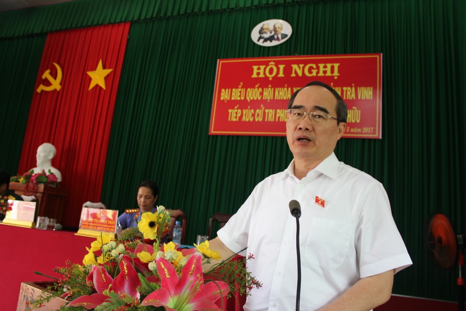 "Những dự án nghìn tỷ có sai phạm, cá nhân liên quan đều bị xử lý" - 5
Ông Nguyễn Thiện Nhân trả lời những kiến nghị của cử tri