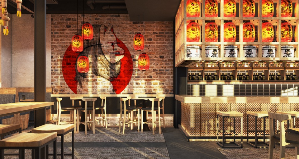 Du khách mê li chuỗi ẩm thực vừa ra mắt tại Cocobay Đà Nẵng - 6
Tanuki – Quán pub kiểu Nhật. Hoạt động theo mô hình Izakaya (quán rượu nhỏ), Tanuki không đơn thuần chỉ phục vụ đồ uống, mà còn là nơi gặp gỡ, hẹn hò lý tưởng sau giờ làm việc. Thưởng thức món nướng xiên bằng than lừng danh kushiyaki, sashimi tươi sống được nhập khẩu từ chợ cá Tsukiji nổi tiếng và nhâm nhi kèm rượu sake hay bia nhập khẩu là trải nghiệm khó chối từ.