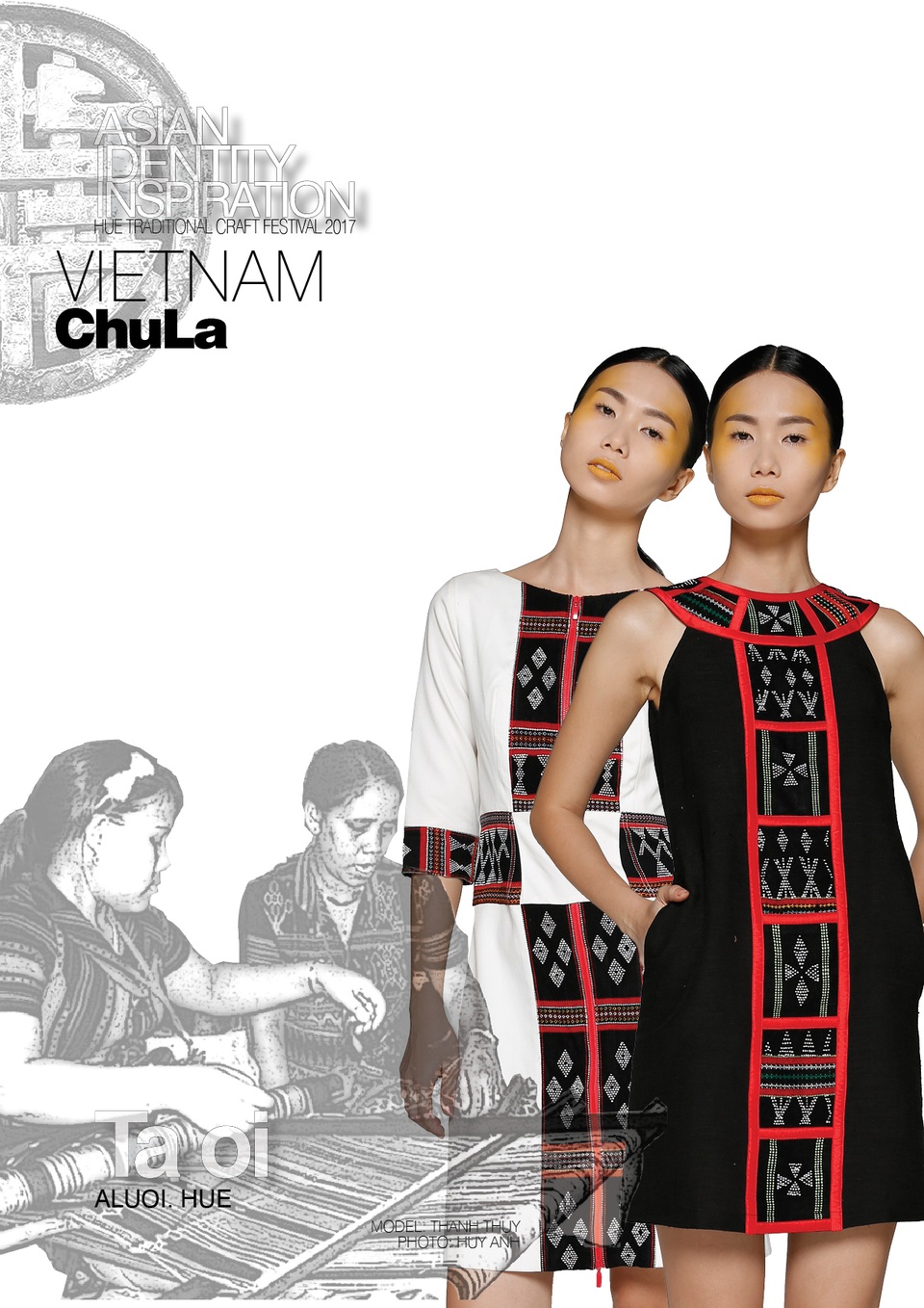 BST của NTM ChuLa (xuất thân từ Tây Ban Nha, sống tại Việt Nam) sử dụng chất liệu dệt thổ cẩm Zèng của dân tộc Tà Ôi (A Lưới, Thừa Thiên Huế) kết hợp với cotton thông thường để tạo ra những mẫu thiết kế độc đáo, tinh tế