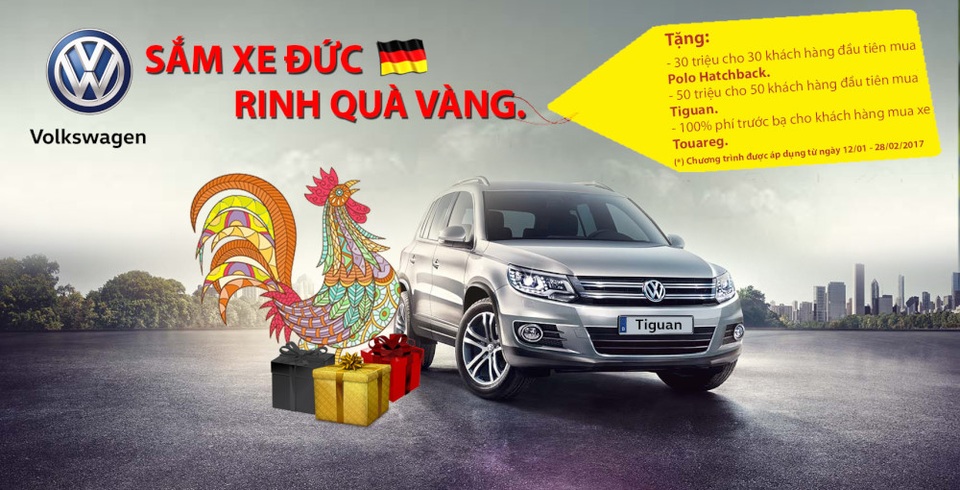 Volkswagen Việt Nam khuyến mãi lớn cho khách mua xe dịp tết - 1 Volkswagen Việt Nam khuyến mãi lớn cho khách mua xe dịp tết - 1