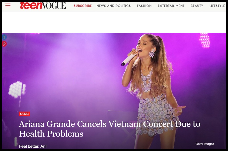 Truyền thông và công chúng Mỹ lo lắng cho Ariana Grande - 5 Truyền thông và công chúng Mỹ lo lắng cho Ariana Grande - 5
