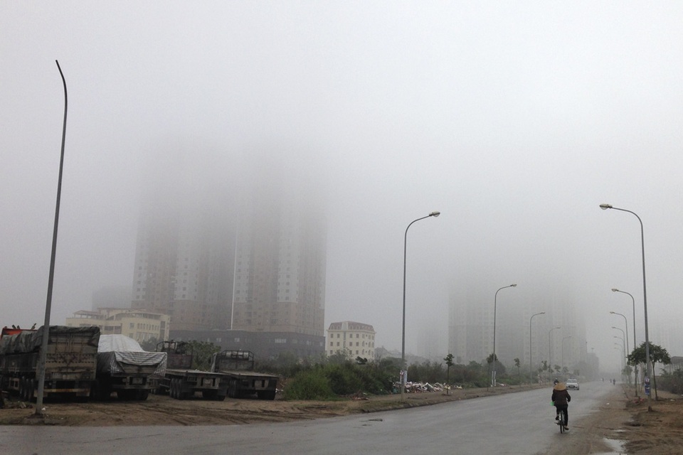 Buổi sáng Hà Nội mờ sương - 7
Vùng ven thành phố.