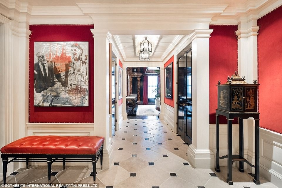 Căn biệt thự sang trọng nằm ở quận trung tâm New York, có góc nhìn trông ra công viên Central Park.