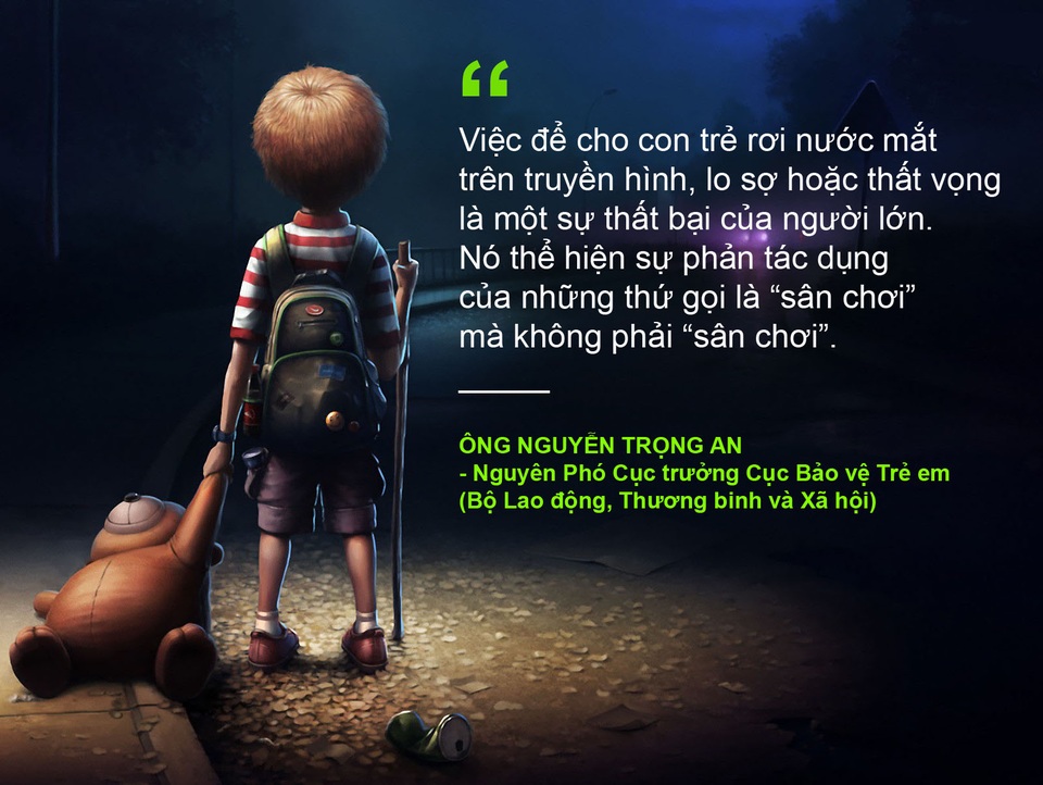 Làm thế nào để bảo vệ trẻ trong “cơn bão” gameshow và mạng xã hội? - 4 Xem thêm: Để con trẻ khóc trên gameshow là sự thất bại của người lớn?