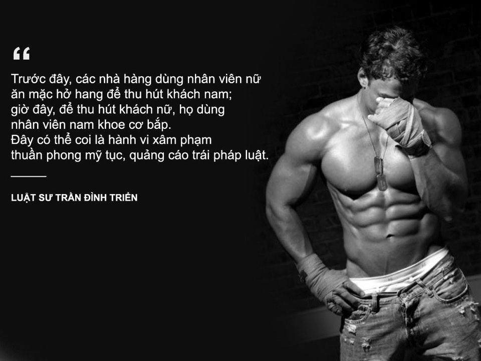Cởi trần bán hàng và nhảy múa phản cảm ở công viên nước - 2 Xem thêm: Thuê “trai đẹp” cởi trần bán hàng: Có thể bị xử phạt!