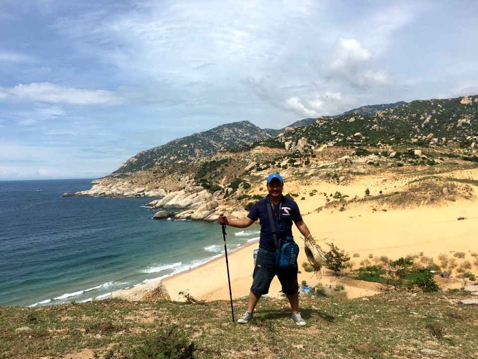 Ninh Thuận: Huyền bí Mũi Dinh - 8 Trước khung cảnh như thế này không thể không lưu lại những bức ảnh