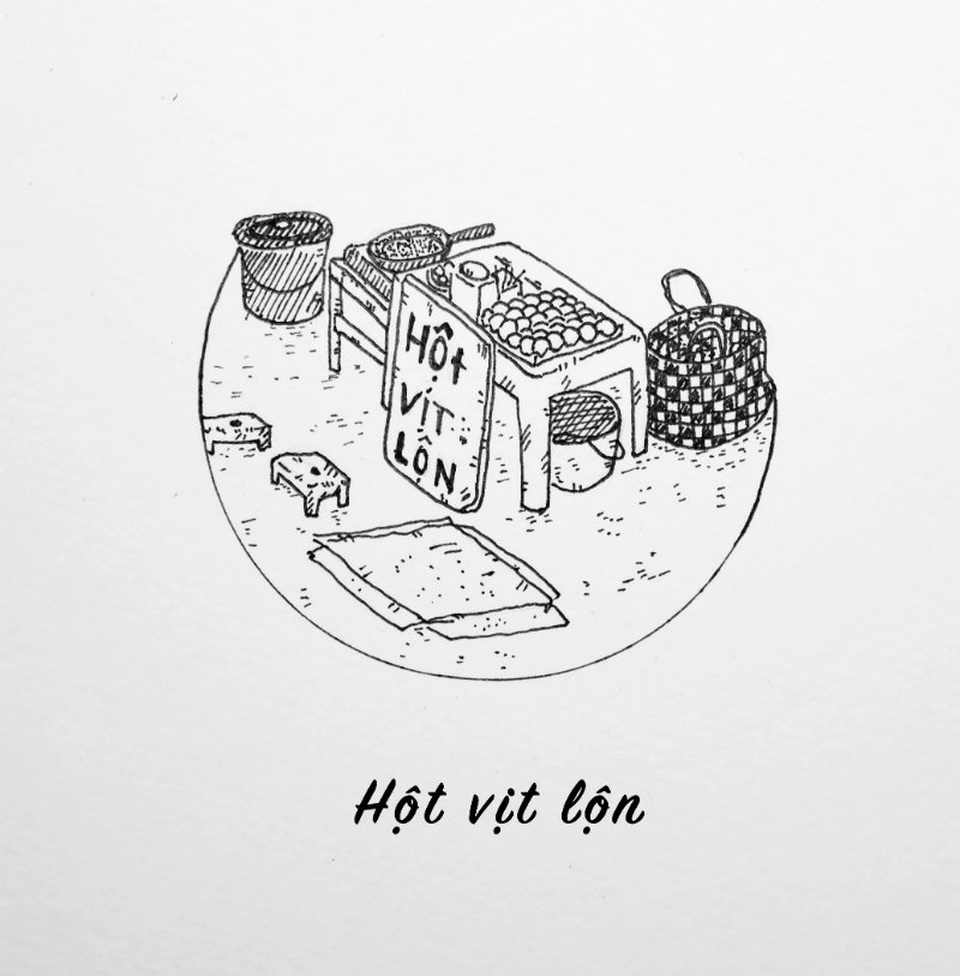 Ngộ nghĩnh bộ tranh “Đói bụng, Sài Gòn ơi” khiến ai đi xa cũng nhớ về - 9 Hột vịt lộn chỉ có Sài Gòn mới có tên như vậy
