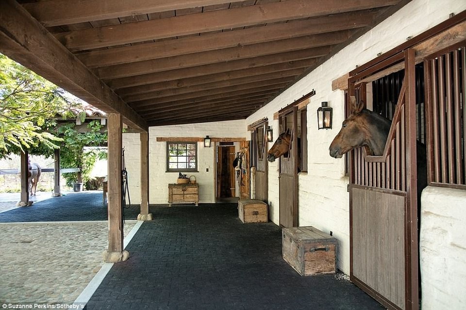 
Có cả khu vực dành cho những chú ngựa.
