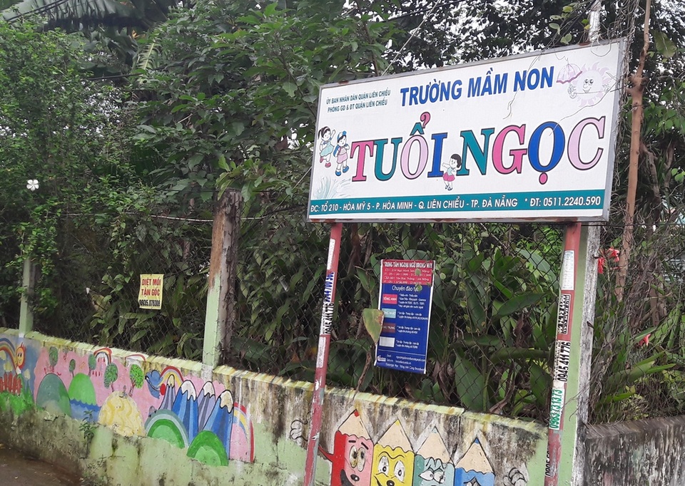 Đà Nẵng: Hiệu trưởng “bỏ túi riêng” hàng trăm triệu đồng tiền ăn của trẻ - 1
Trường Mầm non Tuổi Ngọc (P. Hòa Minh, Q. Liên Chiểu, Đà Nẵng)