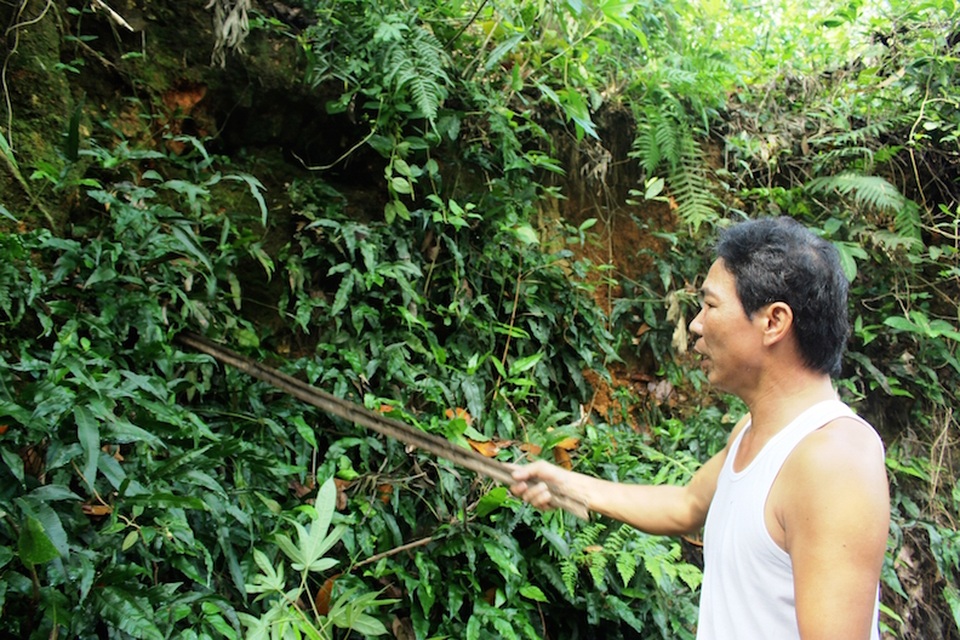 Bí ẩn hầm cổ chứa đầy vàng dưới chân núi Trà Trâu - 1 Khu vực dãy núi Trà Trâu Núi nơi có hầm cổ