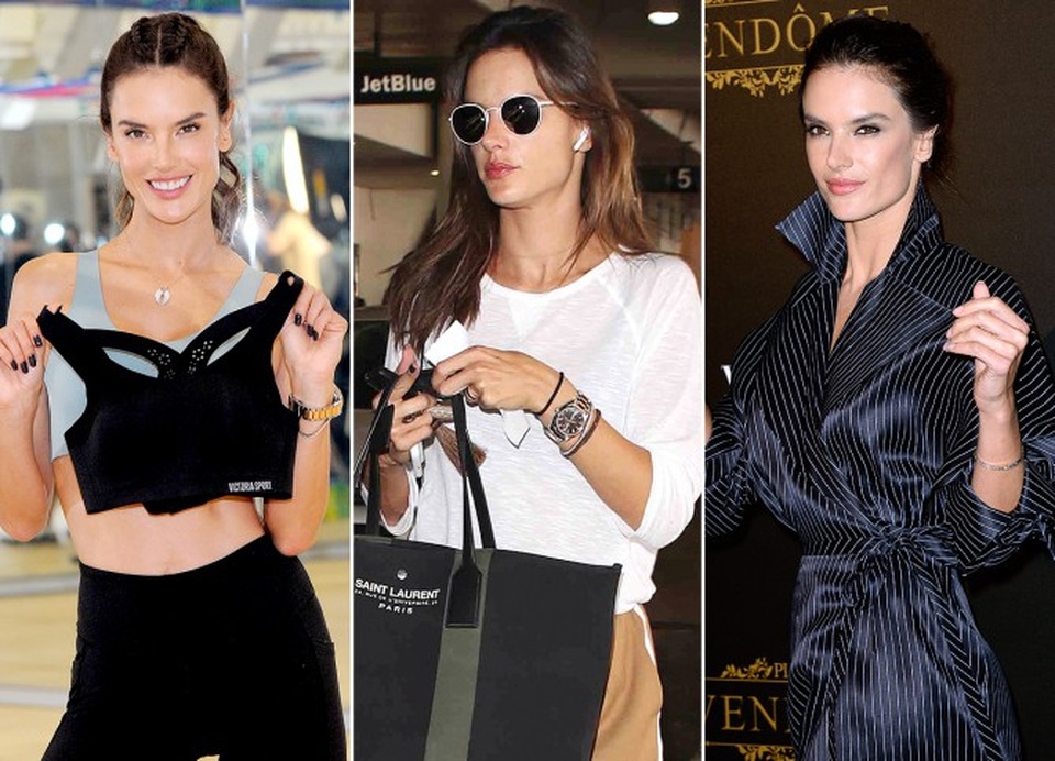 “Sao” và những món đồ cưng - 3
Alessandra Ambrosio rất thích chiếc đồng hồ giá 16 nghìn USD này, đi đâu cô cũng đeo