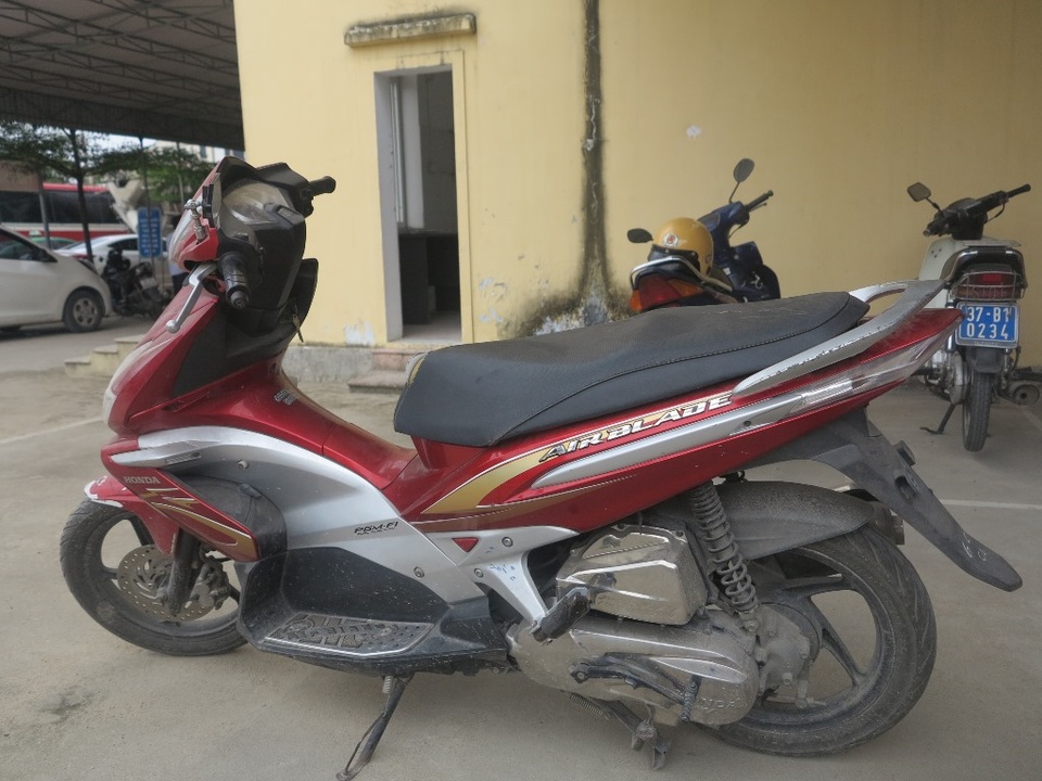 Sau hơn 5 năm ông Sơn mới tìm lại tài sản là chiếc xe Air Blade bị mất cắp trước đó.