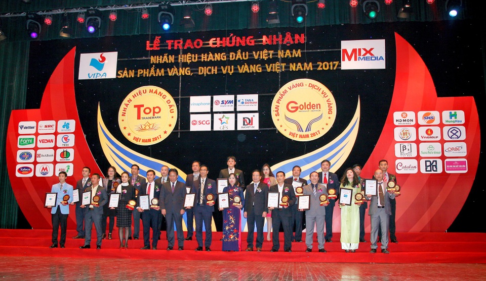 Tập đoàn GFS được vinh danh Top 20 “Nhãn hiệu hàng đầu Việt Nam năm 2017” - 2
Top 20 “Nhãn hiệu hàng đầu Việt Nam năm 2017