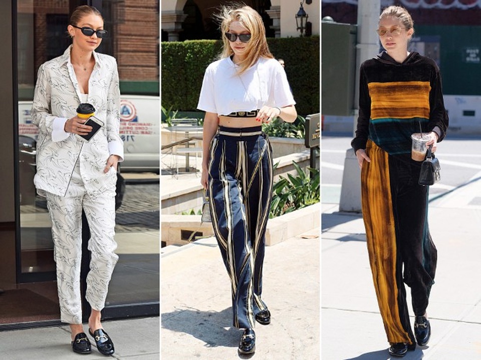 “Sao” và những món đồ cưng - 7
Gigi Hadid thường xuyên ra phố với đôi giày Andre Assous