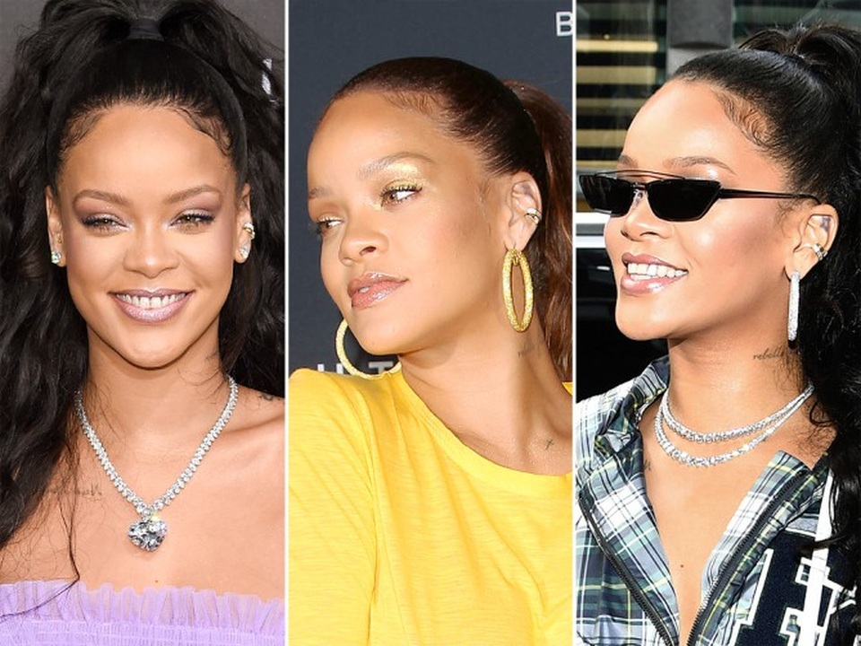 “Sao” và những món đồ cưng - 12
Khuyên tai kim cương nhỏ xíu của Rihanna giá cũng tới gần 2500 USD