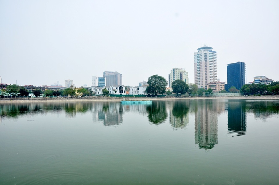 Toàn cảnh hồ Thành Công trước đề xuất cho lấp để xây nhà - 8 Toàn cảnh hồ Thành Công trước đề xuất cho lấp để xây nhà - 8