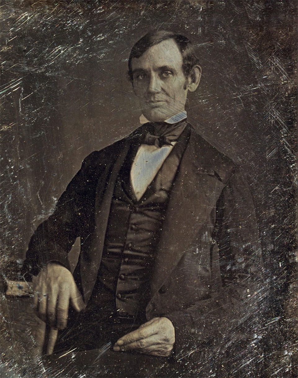 Bộ ảnh chân dung nhiều đời Tổng Thống Mỹ khi còn trẻ - 6 Abraham Lincoln, cuối những năm 1830