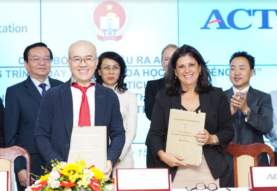 Chuẩn khảo thí ACT là cơ hội để học sinh Việt Nam “bước ra thế giới” - 1 Chuẩn khảo thí ACT là cơ hội để học sinh Việt Nam “bước ra thế giới” - 1