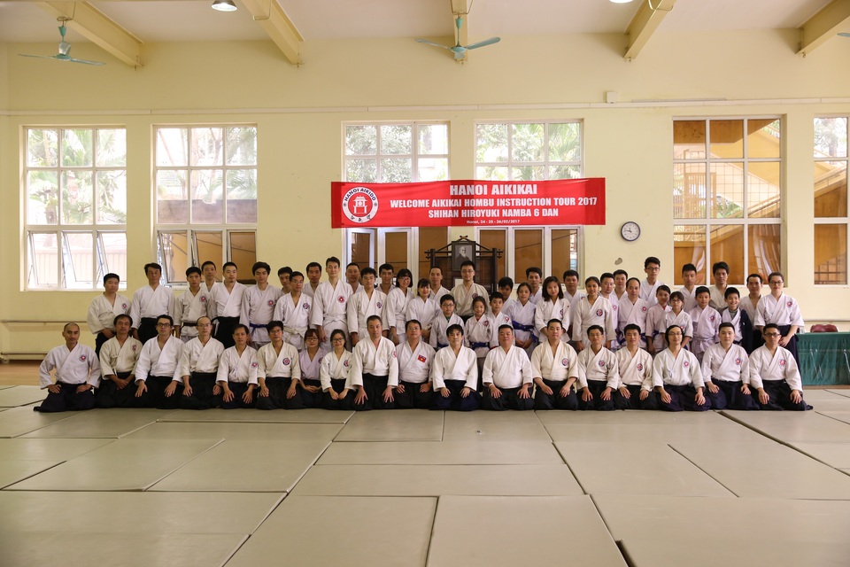Võ sư 6 đẳng Aikido danh tiếng thế giới tập huấn tại Việt Nam - 8
Khóa tập huấn thu hút HLV và các võ sinh từ nhiều CLB võ Aikido tại Việt Nam