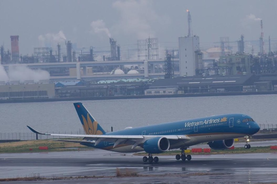 Chính thức khai thác Airbus 350 trên đường bay Hà Nội - Haneda - 1 Máy bay Airlines 350 đã khai thác chuyến đầu tiên trên đường bay Hà Nội - Haneda ngày 26/3