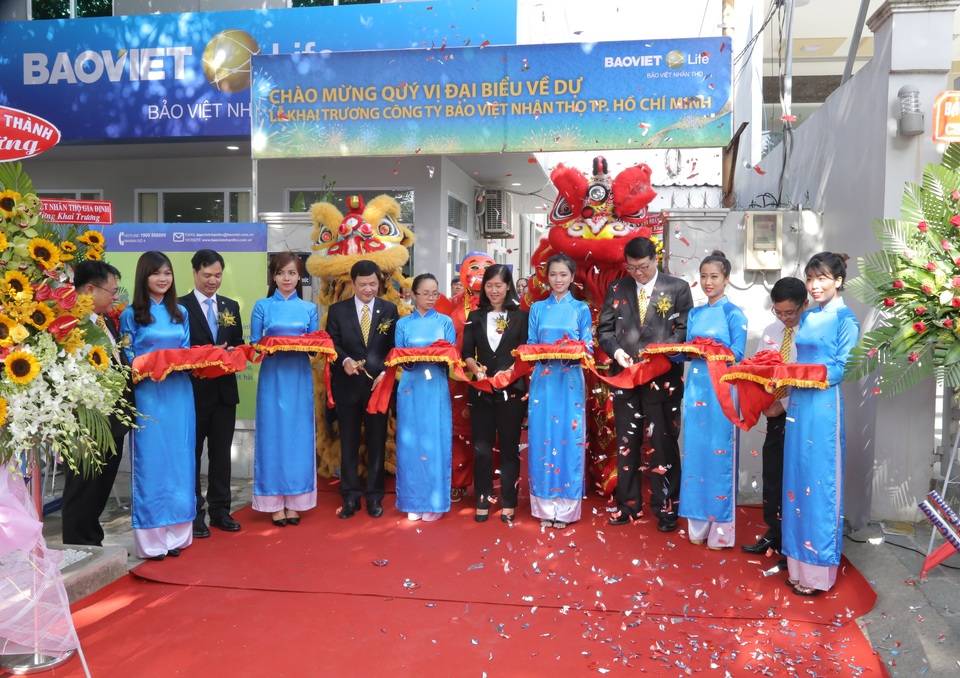Bảo Việt Nhân thọ thành lập thêm 5 công ty thành viên - 1 Khai trương Công ty Bảo Việt Nhân thọ Tp. Hồ Chí Minh là sự kiện đầu tiên trong chuỗi sự kiện khai trương của Bảo Việt Nhân thọ trong tháng 01/2017