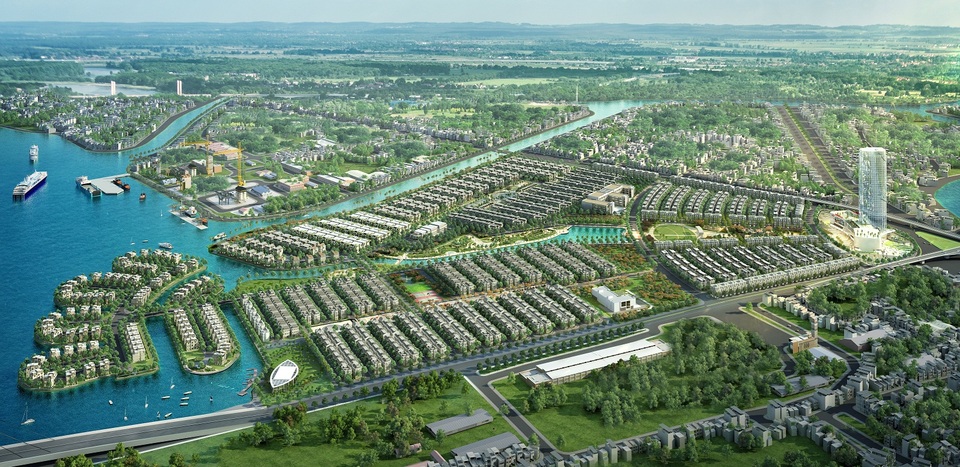 Vingroup ra mắt dự án phức hợp tiêu chuẩn 5 sao đầu tiên tại Hải Phòng - 1 Phối cảnh tổng thể Vinhomes Imperia