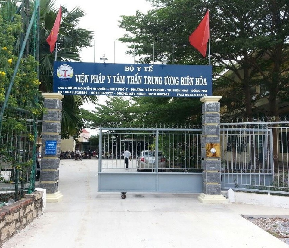 
Viện Pháp y tâm thần Trung ương Biên Hòa, nơi xảy ra vụ ẩu đả giữa 2 bệnh nhân khiến 1 người tử vong.
