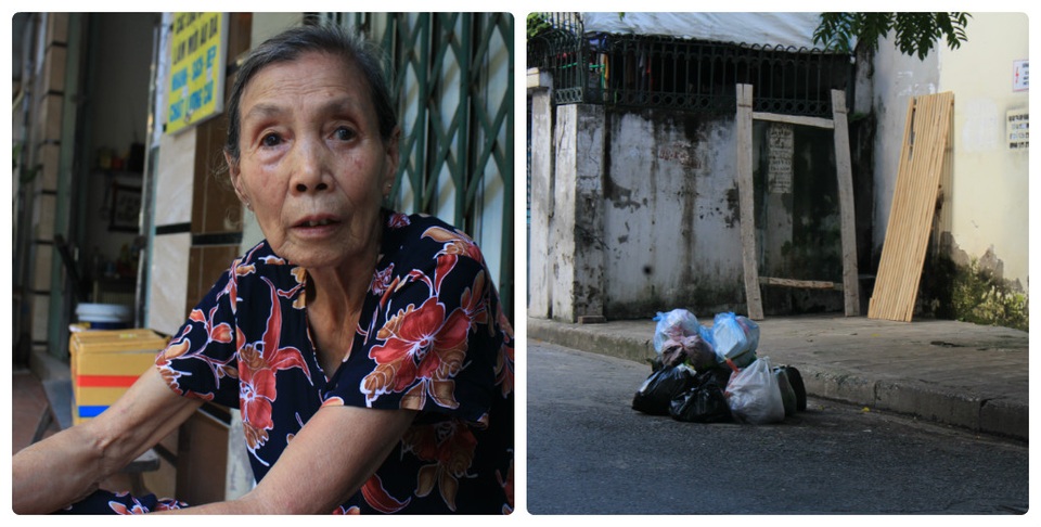 Bà lão "khùng" hơn 10 năm quét rác không công ở Hà Nội - 1 Hơn 10 năm nay, bà Đinh Thị Quý đều dành thời gian rọn rác cho con ngõ nơi mình sinh sống.