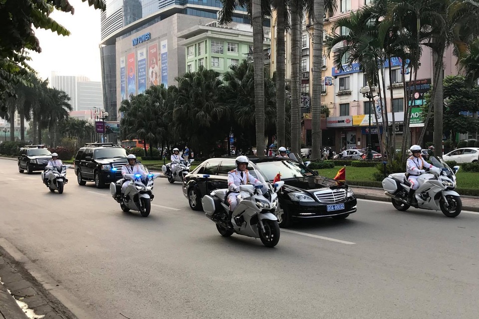 Đội xe Yamaha FJR1300 P “khủng” dẫn đoàn các nguyên thủ - 1 Đội xe Yamaha FJR1300 P đặc chủng đang làm nhiệm vụ dẫn đoàn