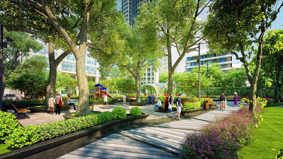5 Seasons – Không chỉ là nơi để ở! - 1 Không gian sống xanh, thoáng mát và tràn ngập ánh sáng tự nhiên là ưu tiên hàng đầu của các khách hàng khi chọn mua căn hộ.