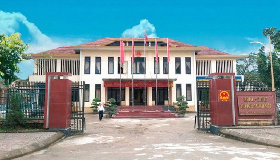 Miễn nhiệm Chủ tịch huyện Minh Hóa vì để xảy ra nhiều sai phạm - 1 Trụ sở UBND huyện Minh Hóa. (Ảnh P.P)