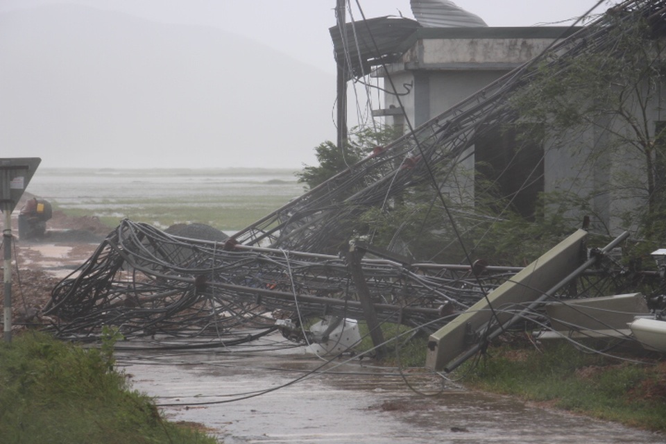 Cột phát sóng viễn thông tại xã Kỳ Tiến (huyện Kỳ Anh)...