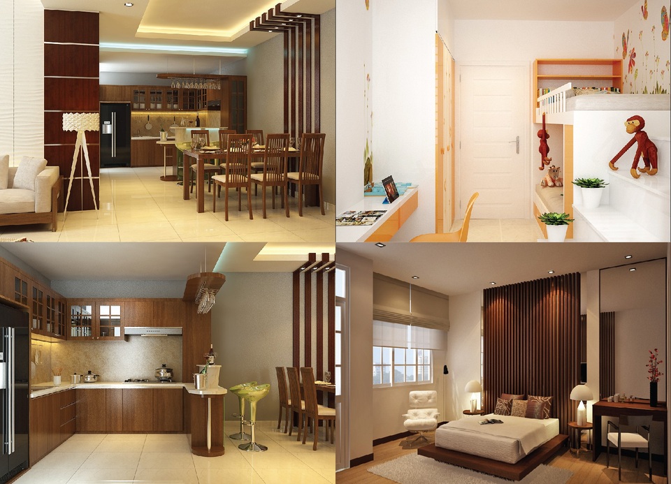 Hạ tầng đang “nâng bước” bất động sản vùng ven Hà Nội - 2 Căn hộ với gợi ý nội thất hợp lý
