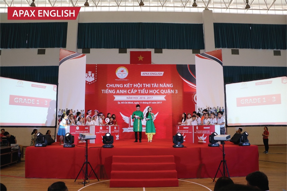Chung kết đầy ý nghĩa của Hội thi Tài năng tiếng Anh cấp tiểu học quận 3 - 2 Chung kết đầy ý nghĩa của Hội thi Tài năng tiếng Anh cấp tiểu học quận 3 - 2