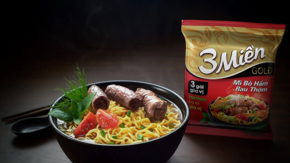 Tinh túy bò hầm trong ẩm thực Việt - 2
Sản phẩm mì 3 Miền Bò Hầm Rau Thơm của công ty UNIBEN hiện đang là hương vị được ưa chuộng hàng đầu trên toàn quốc