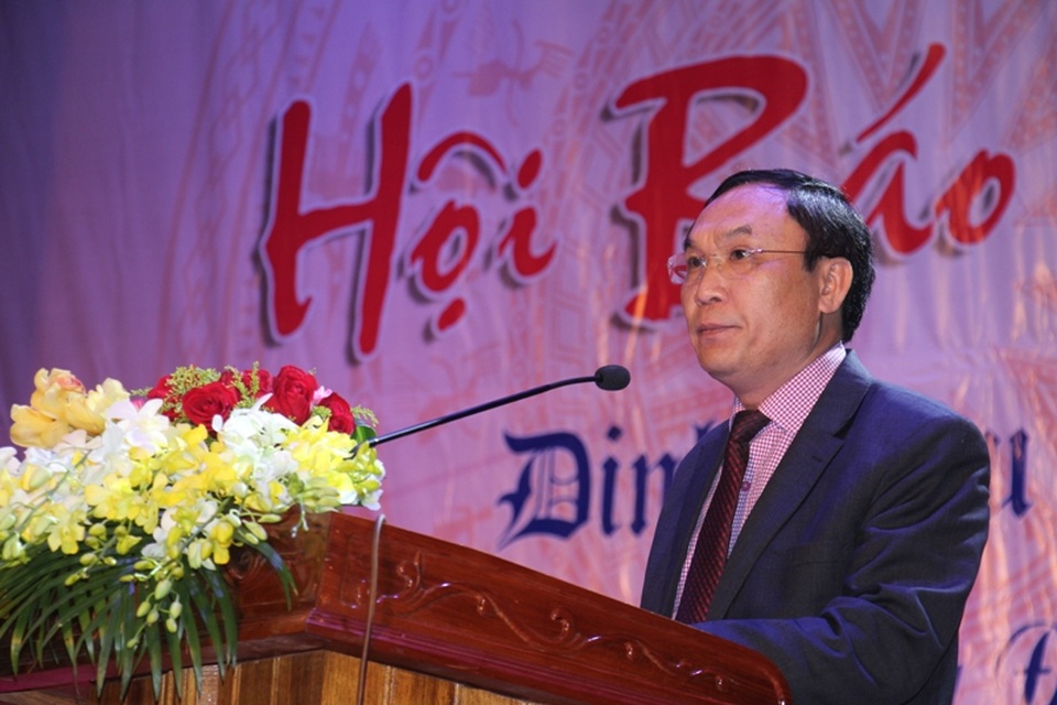 Bức tranh đa màu về báo chí trong ngày Hội Báo xuân 2017 - 2 Ông Võ Hồng Hải, Phó Chủ tịch HĐND tỉnh Hà Tĩnh đánh giá cao nỗ lực, đóng góp của những người làm báo trong sự phát triển đi lên của tỉnh Hà Tĩnh