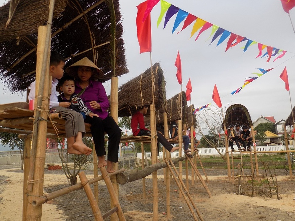 Bài chòi từ lâu đã trở thành một nét đẹp truyền thống của người dân thôn Thượng, xã Võ Ninh