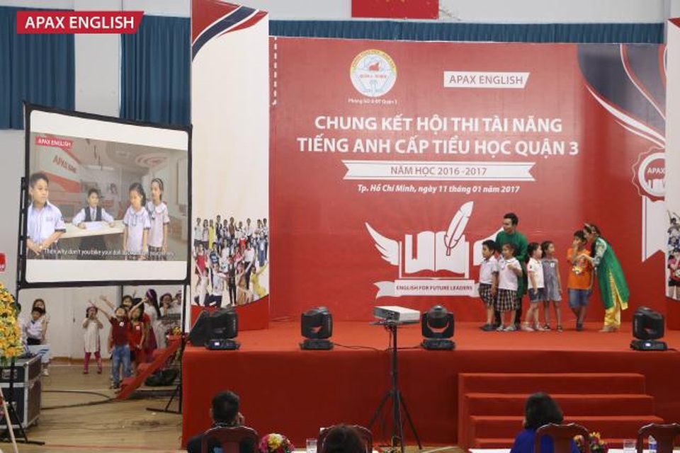 Chung kết đầy ý nghĩa của Hội thi Tài năng tiếng Anh cấp tiểu học quận 3 - 5 Chung kết đầy ý nghĩa của Hội thi Tài năng tiếng Anh cấp tiểu học quận 3 - 5