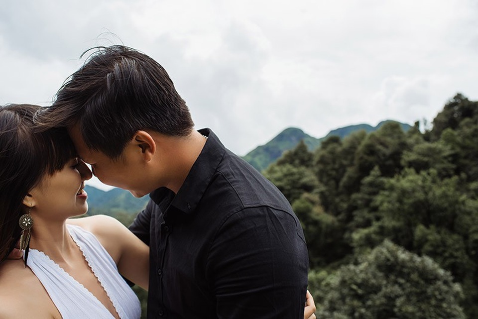 Họ quen biết nhau trong một lần Đan Ngọc làm mẫu cho anh chàng Vũ Luân thực hiện bộ ảnh nghệ thuật.