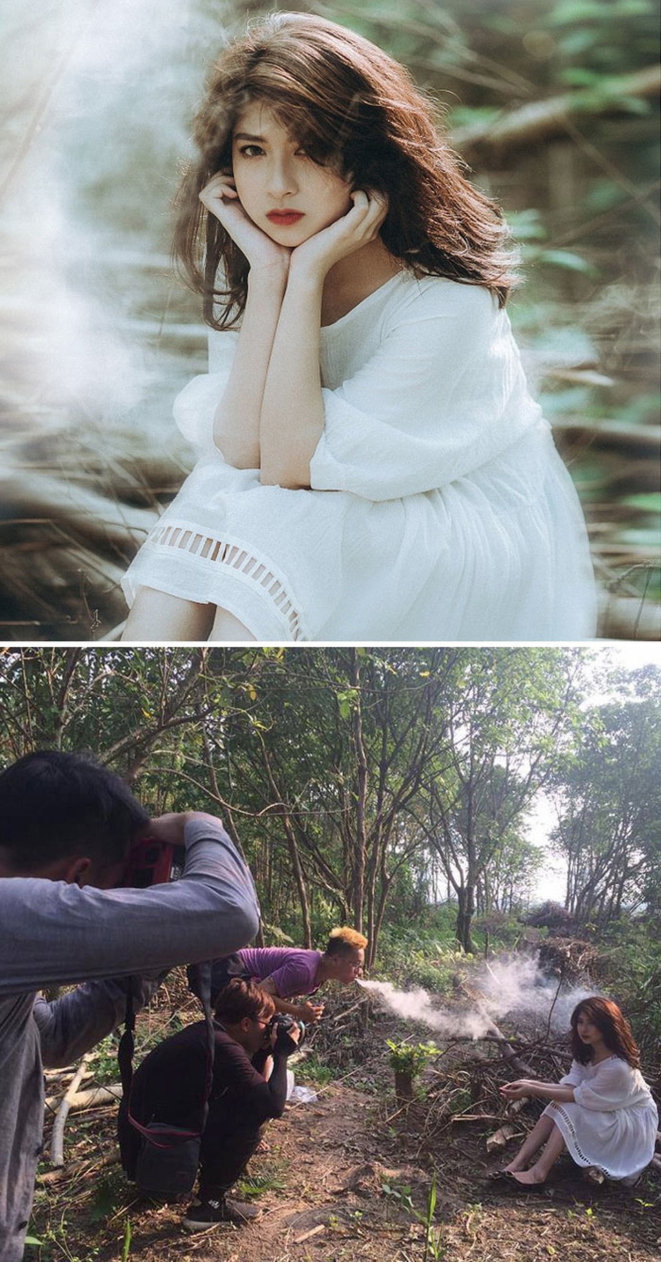 Cảnh hậu trường siêu hài hước sau những khung hình "đẹp lung linh" - 12 Việc của bạn là diễn sâu thôi, việc khác đã có nhiếp ảnh gia xử lý