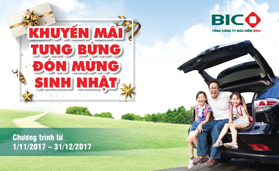 BIC khuyến mãi tưng bừng, đón mừng sinh nhật - 1 BIC khuyến mãi tưng bừng, đón mừng sinh nhật - 1
